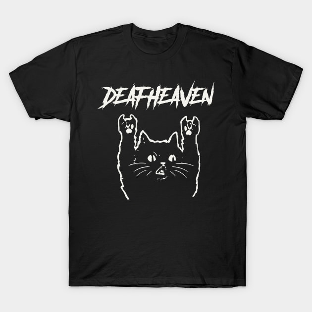 deafheaven and the cat T-Shirt by bubur ayam